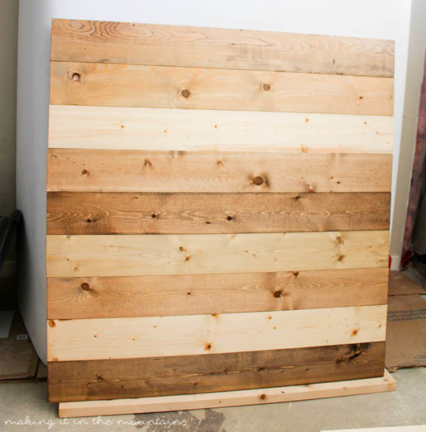 Ayşap Palet saat yapımı Adım 1