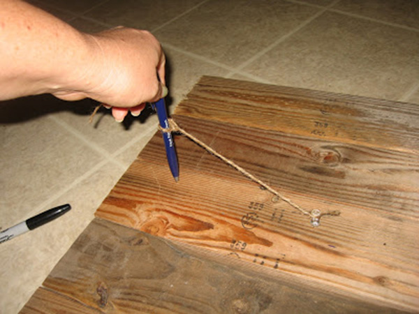 Ahşap palet saat yuvarlar çizimi