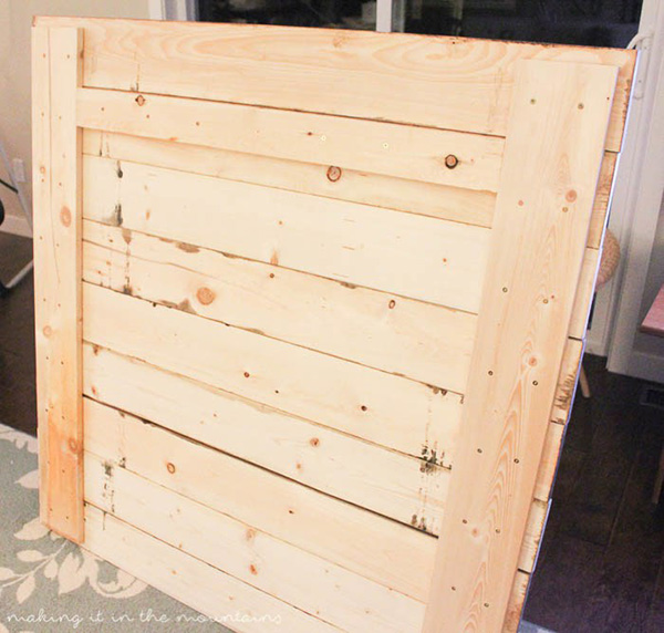 Ahşap palet yapımı arka kısım