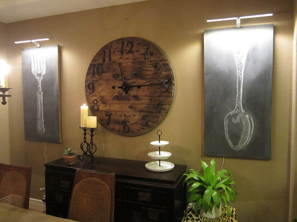 Kapı rakamlı plaet saat